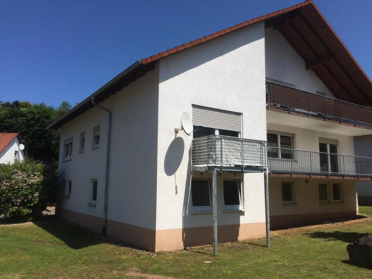 Ferienwohnung Am Waldrand Lemberg Exterior foto